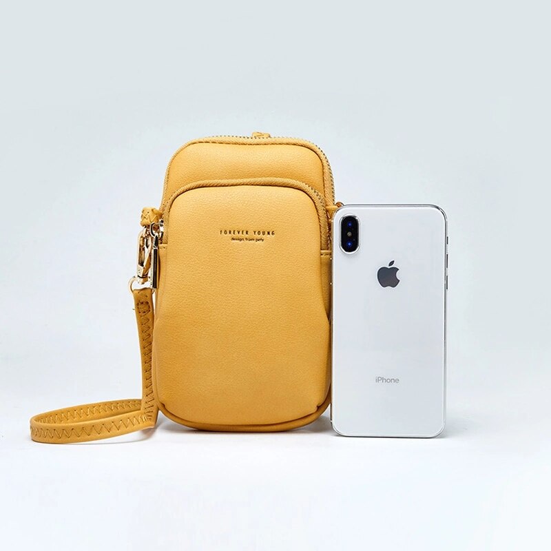 Yojessy pequena bolsa de ombro & peito para as mulheres cartão de bolso do telefone celular couro do plutônio senhoras crossbody sacos bolsa feminina saco do mensageiro