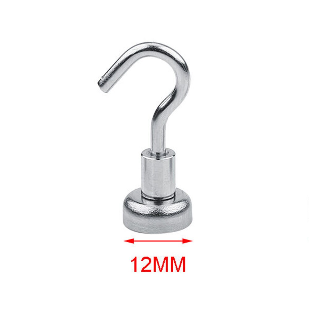 10Pcs/Pack 2/3/5.5KG Neodymium Magnet Hook Super Power Strong Magnetic Cup Hanging Hangers Heavy Duty Hooks for Home Kitchen
