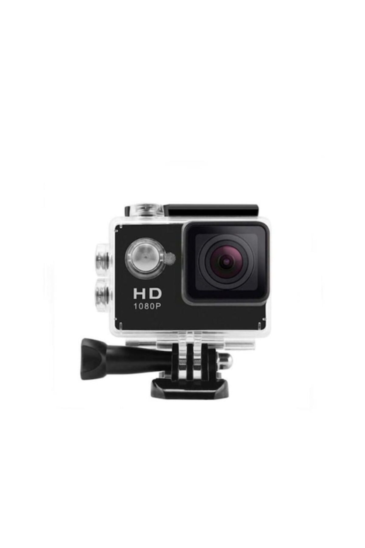 Black Waterproof 1080 Hd Action Camera