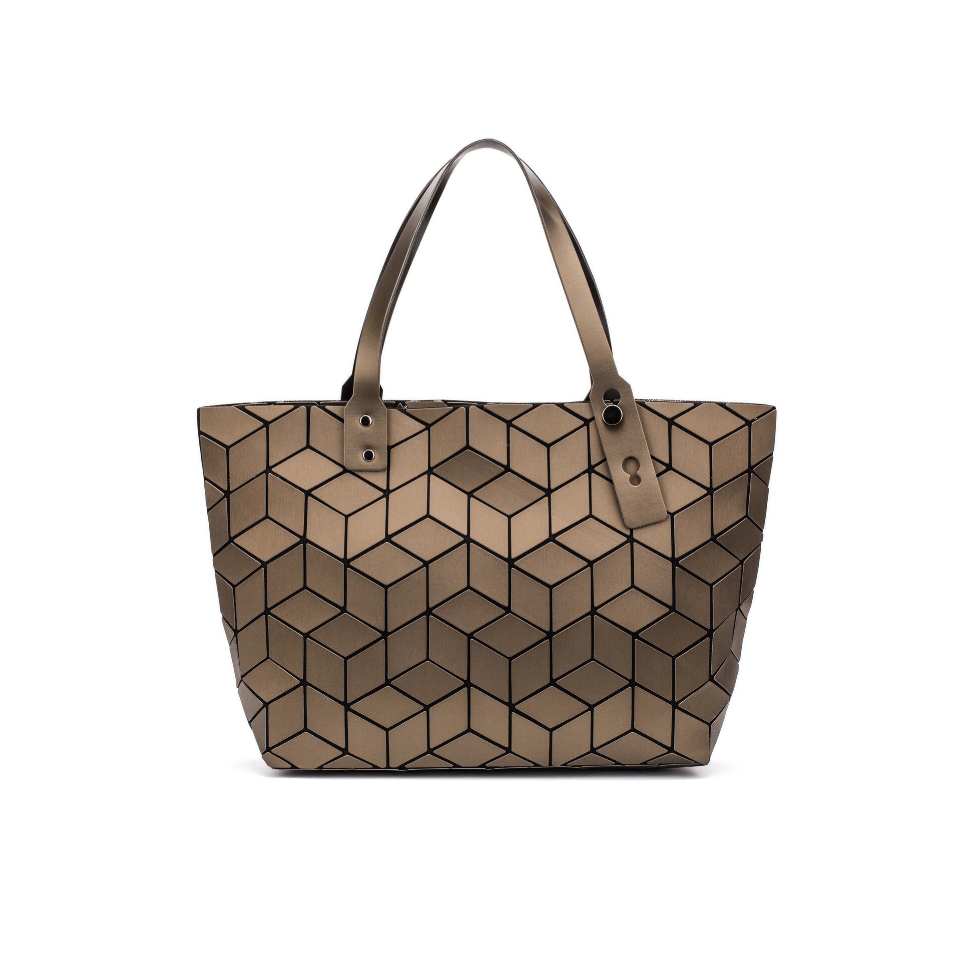 2022 einzelne schultertaschen im europäischen und amerikanischen retro-rhombus-design, geometrische gitter-schultertasche für: Kaffee