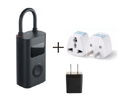 Xiaomi Electric Air Pump Mijia Rechargeable inflator 150PSI Smart Digital Tire Pressure Detection for Football Car Bike Pump: Add US PLUG