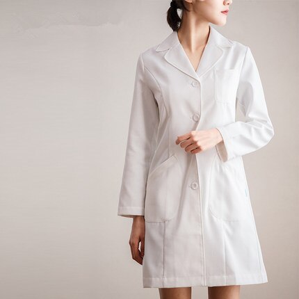 Orthopedisch chirurg mondholte en tandheelkunde in de arts kleding lange mouw arts gown vrouwen: M