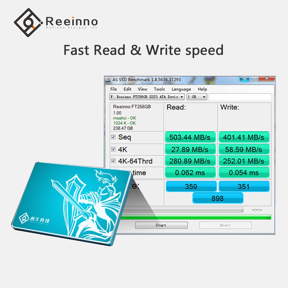 Reeinno SSD 1TB SATA3 2.5 240gb 512GB 120GB 256GB 8 channel Read/wirte speed UP to 500MB/s Solid State Drive for desktop PC