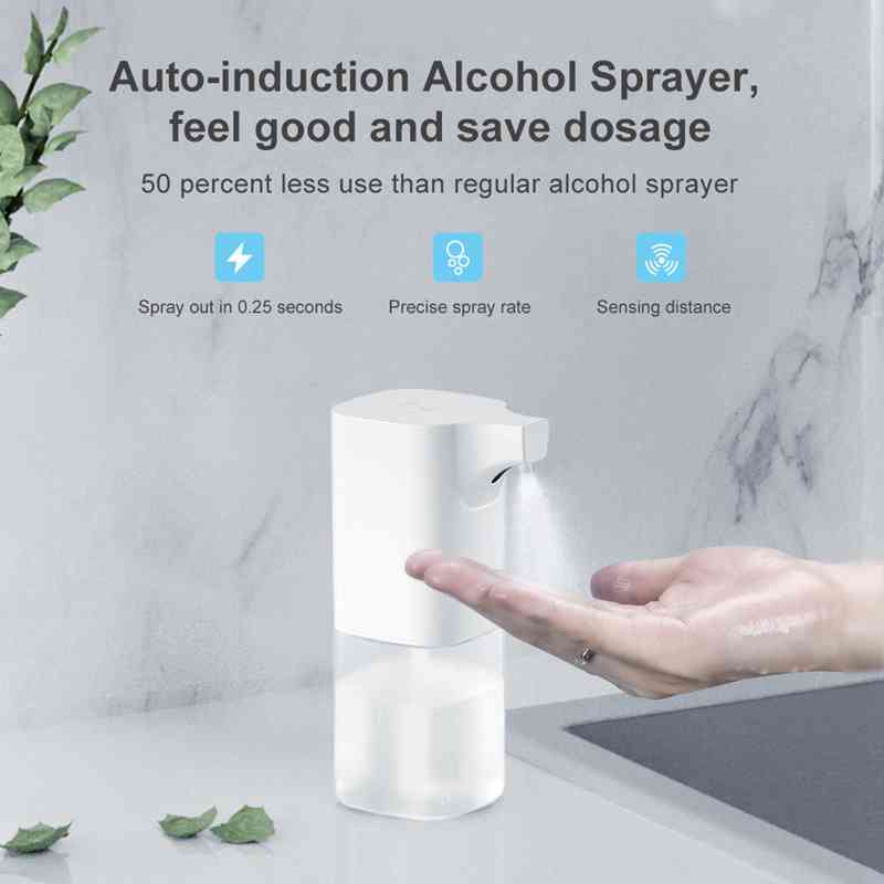 Automatic Contactless Alcohol Dispenser Contactless Alcohol Spray Machine Sensor Contact Soap Dispenser