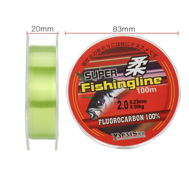200M Nylon Fishing Line Fluorocarbon Coated Monofilament Fishing Leader Line Carp Fishing Wire Fishing Accessories