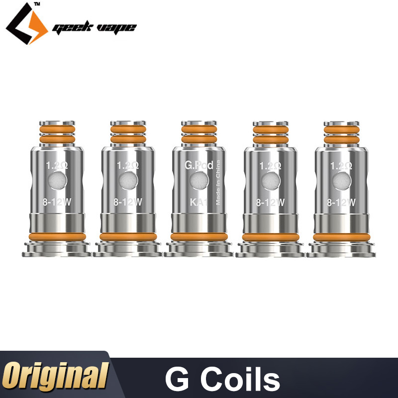 Original Geekvape G Series Coil 0.6/1.2o/0.8/1.0/1.2 S/1.8/1.2 M/ for Aegis Pod/Wenax Stylus/ C1/G18/SG MTL Tube /AP2/DU Kit