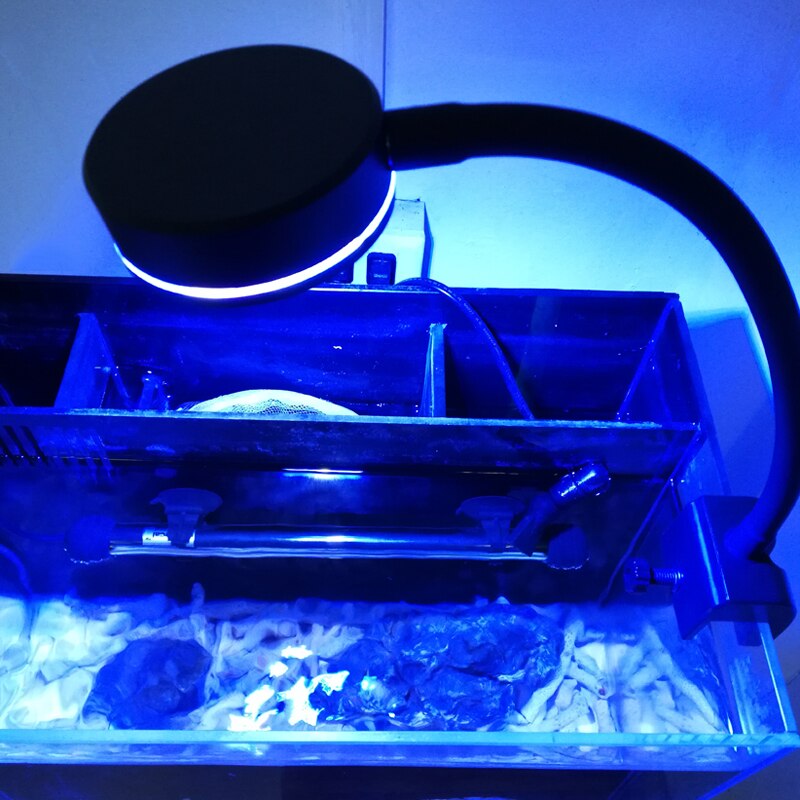 Akvarium ledet lys 18w havvand lys 3w chips saltvand belysning klip lampe marine koralrev fisk nano tank solopgang solnedgang