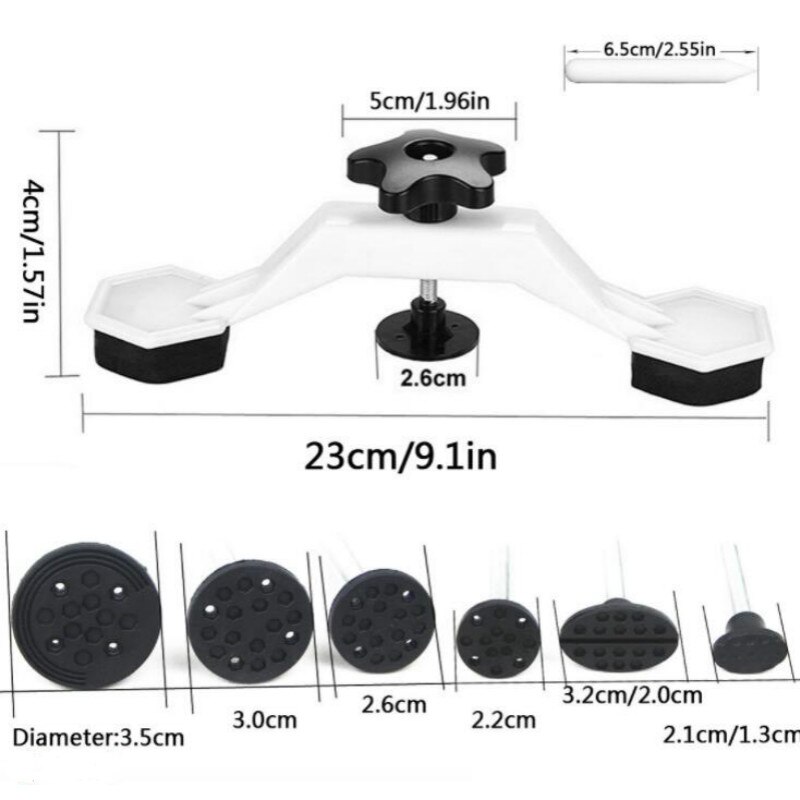 Paintless Dent Repair Hand Tool Kit Set Instrument Car Body Hail Damage Fix Bridge Pulling Dent Adhesive Glue Removal Tab