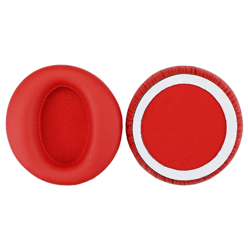 1 par de almohadillas para los oídos para auriculares COWIN E7 PRO, almohadillas para los oídos, almohadillas para los oídos, cojines con aislamiento de ruido: Rojo