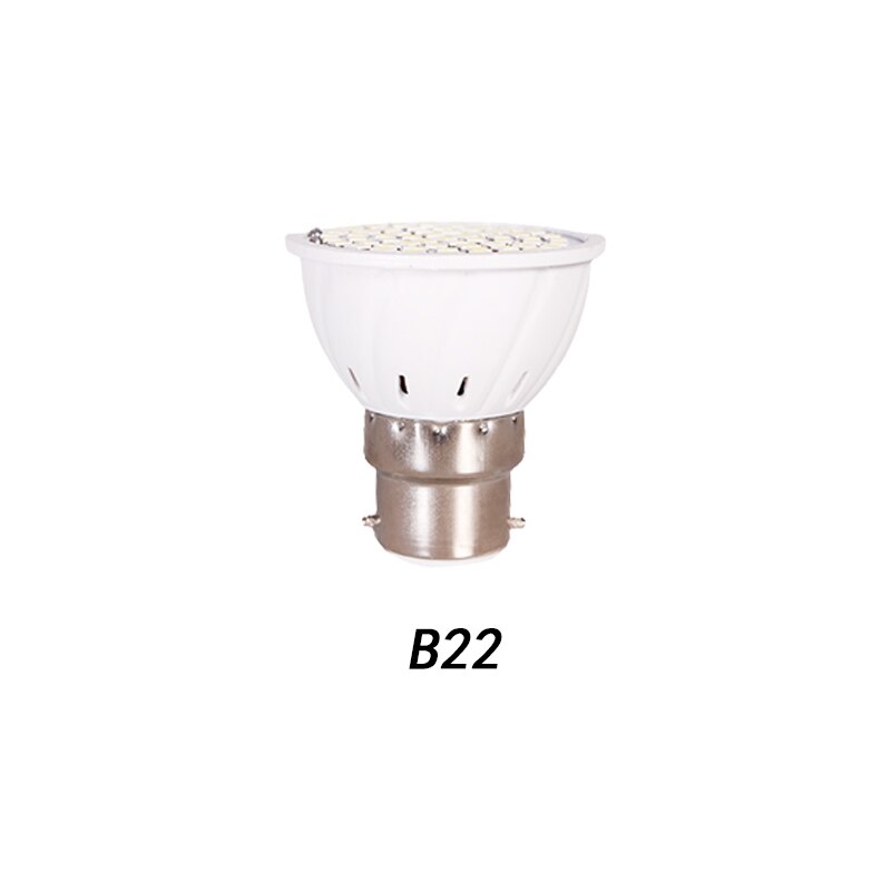E27 Lampada LED Spotlight Bulb B22 220V Bombillas LED Lamp 48 60 80 LEDS 2835 SMD Lampara E14 Spot Light Ampoule Indoor Lighting: B22 / 60 LEDs / Warm White
