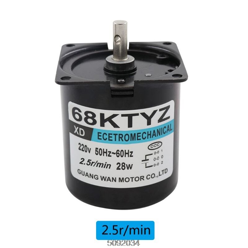 Synchronmotor 220V 68KTYZ - 28W Getriebemotor Für Automatisierung