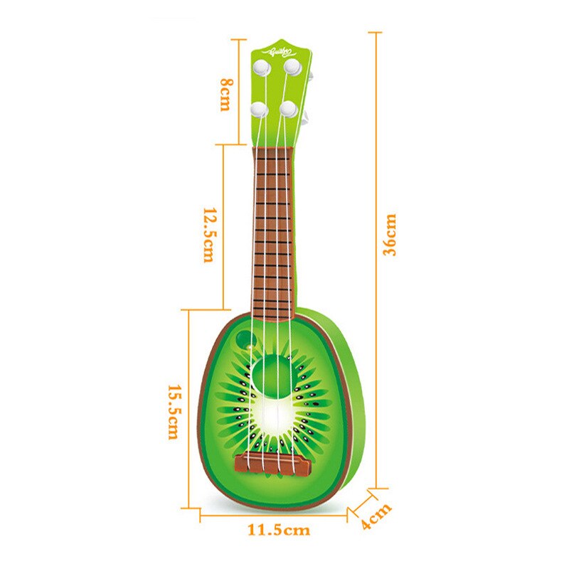 Kinderen Gitaar Speelgoed Fruit Gitaar Ukulele Kinderen Muziekinstrument Speelgoed Educatief Site: Kiwi Fruit