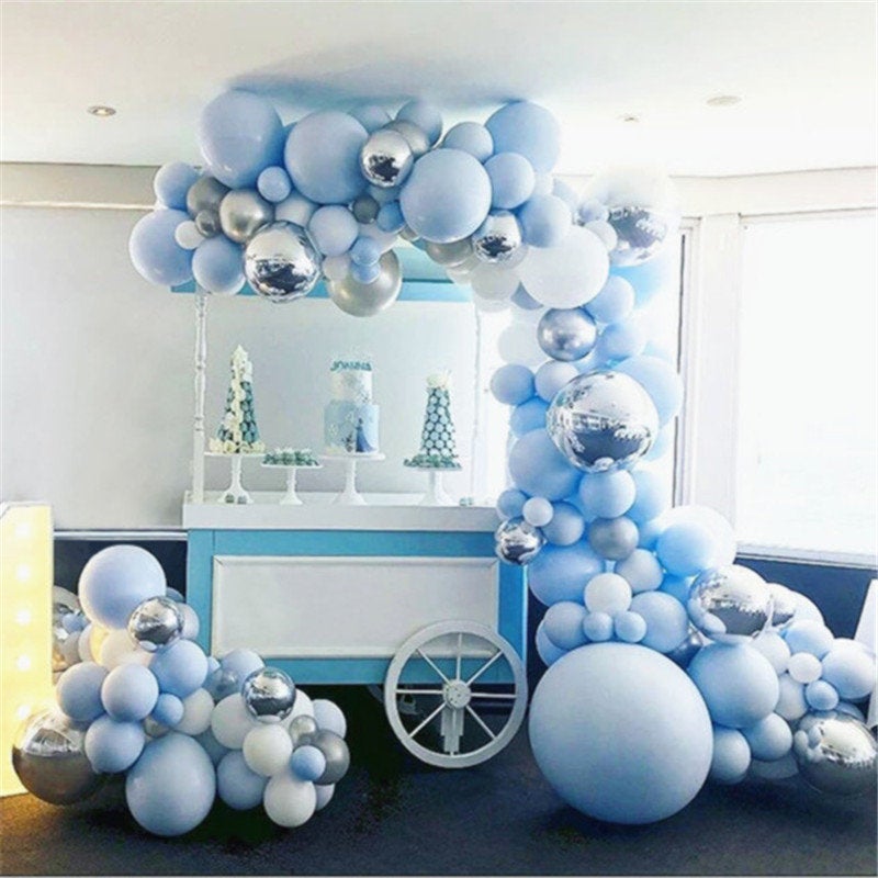 Giant Blue Macaron Latex Ballonnen 5/10/18/24/36 inch Jumbo Helium Ballon Voor Party globos Bruiloft Verjaardag Woondecoratie