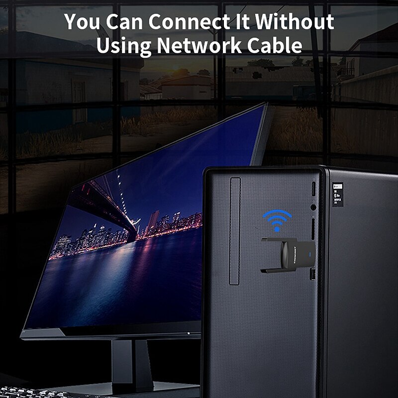 924ac wlan-netzwerkkarten, , 5g+2.4g gigabit-usb-anschlüsse , 3.0 dualband-wlan-netzwerkkarten, , 1300m wlan-empfänger für computer