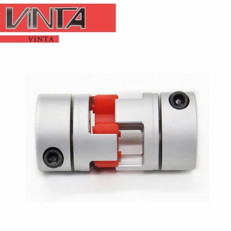 1pcs shaft coupling couple casal motor shaft adapter cardan coupler Flexible Spider plum CNC Motor Jaw 3/4/5/6/6.35/7/8/10mm LM-