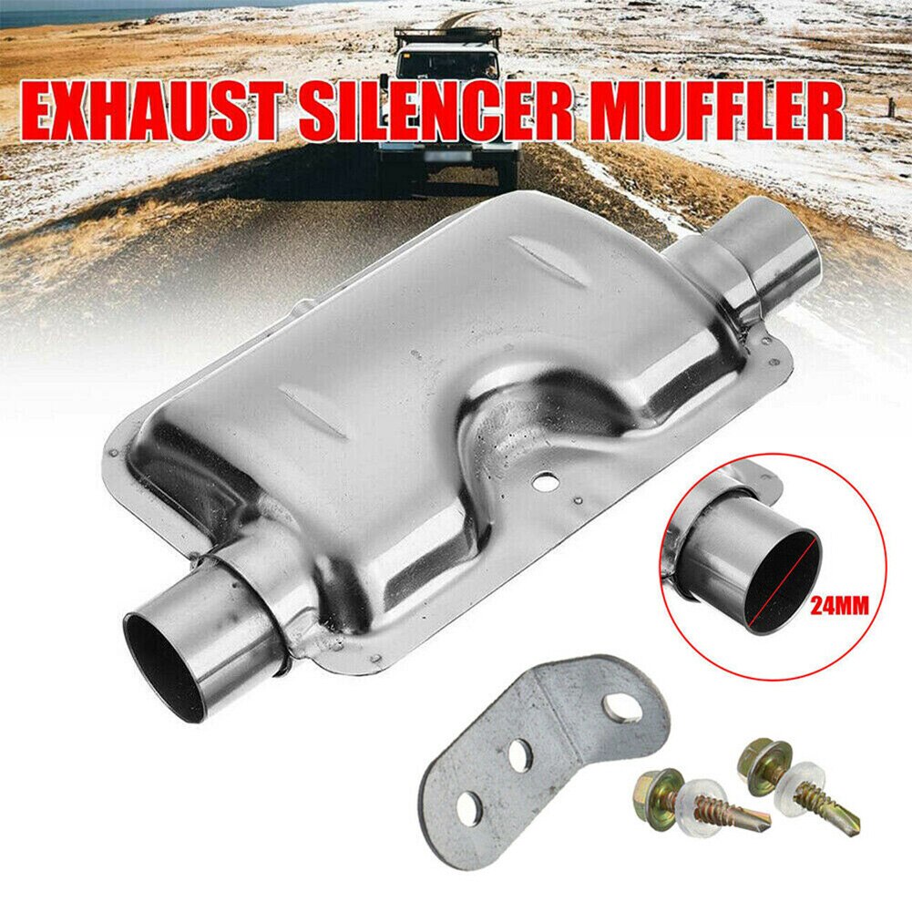 Pipe Muffler Exhaust Pipe Muffler Stainless Steel Straight Line Air Diesel Car Chrome