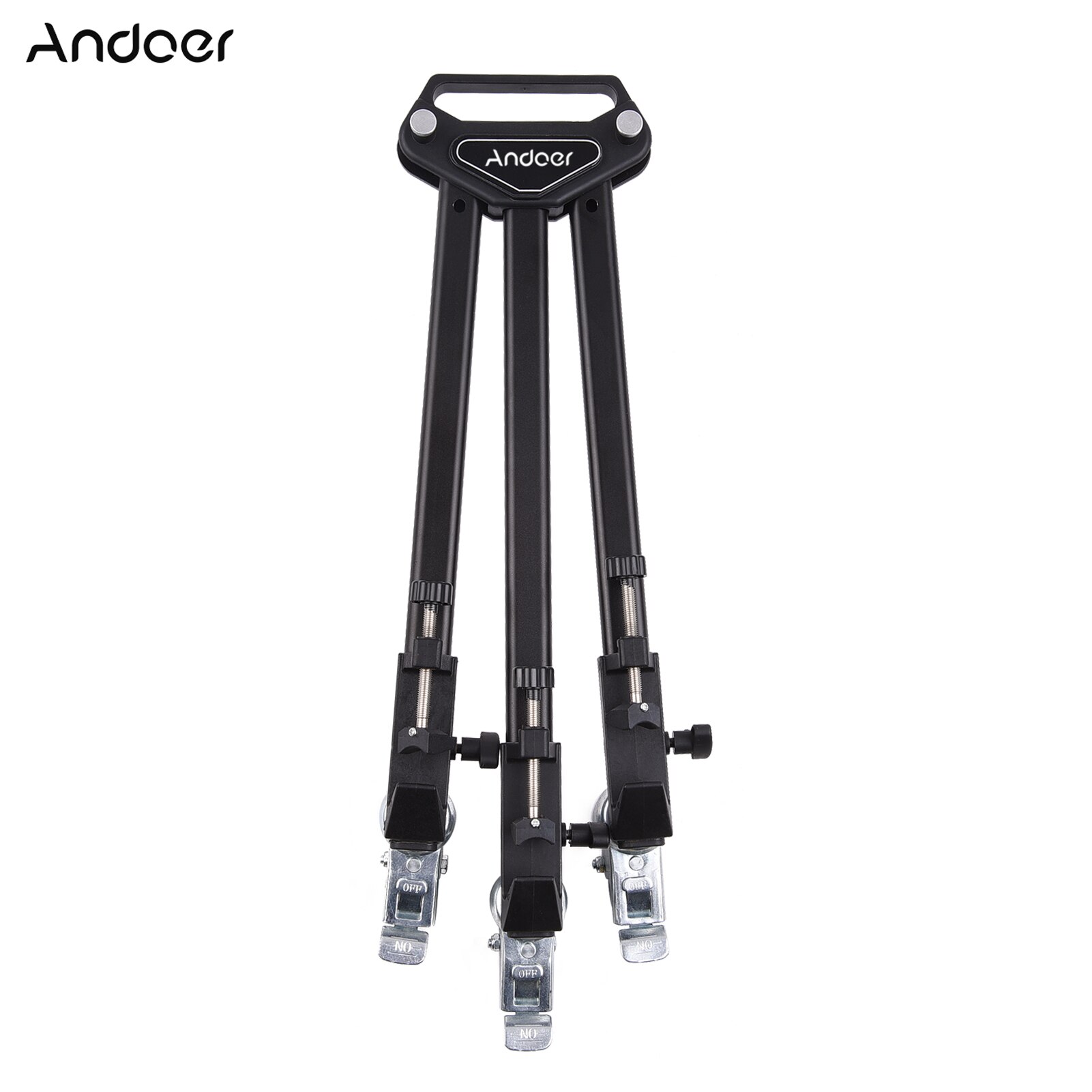 Andoer Statief Dolly Heavy Duty Fotografie Statief Base Stand Wielen Max. Belasting 15Kg Voor Camera Camcorder Studio Video Schieten