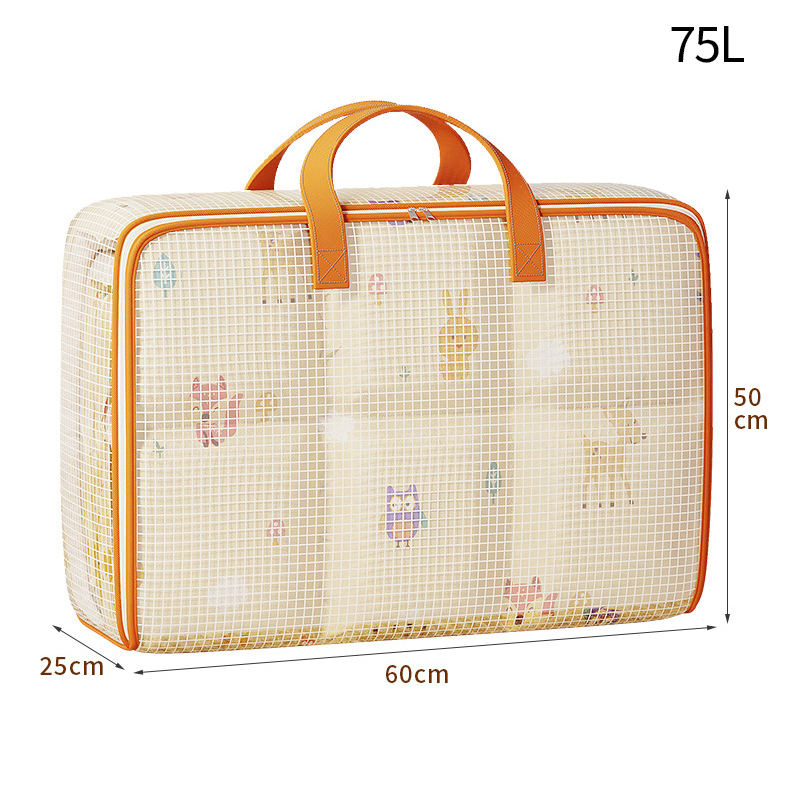 Wodoodporne Organizerzy Organizer na Ubrania Kosz na Brudną Bieliznę Torba robić Przechowywania Powrót robić Szkoły Składany Pojemnik na Kołdrę Torba: Pomarańczowy