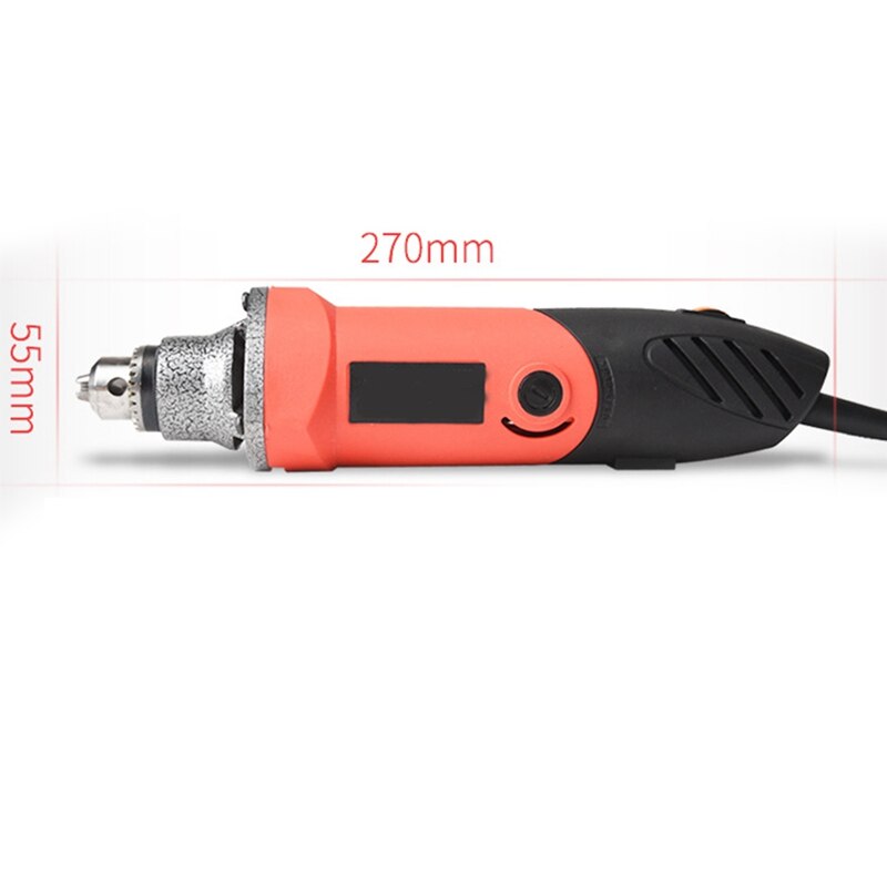 220V 500W Mini Electric Die Grinder Accessories Regulating Speed Drill Grinding Machine Milling Polishing Rotary Tool Eu Plug