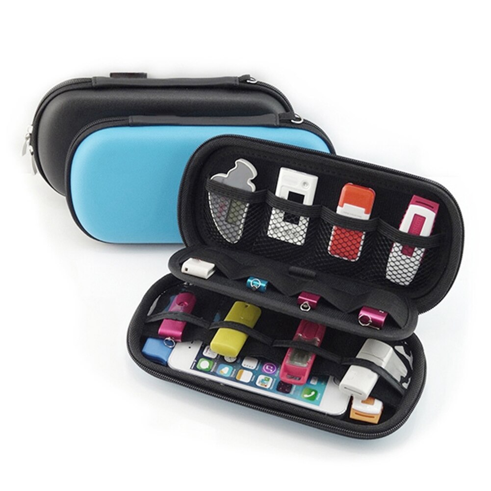Nwe Mini Digitale Producten Pouch Reizen Opbergtas Voor Usb Flash Drive Geheugenkaart