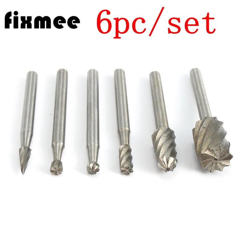 6pcs dremel rotary tool mini drill bit set cutting tools for woodworking knife wood carving tools kit wood tools accessories