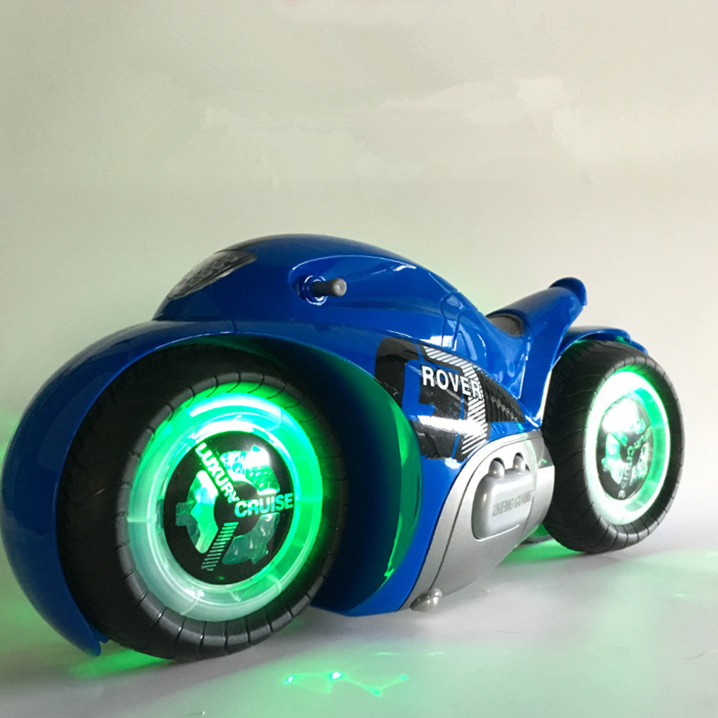 Moto Télécommandée RC Avec Gyroscope – 2.4G, Vitesse Haute, Dérive, Pneus Caoutchouc – Batterie Rechargeable USB – Vert