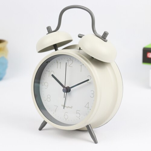 Light Pink Alarm Clock Kids Night Time Wake Up Manual Stylish Modern Student Night Alarm Clock Living Room Homedecor II50NZ: style7