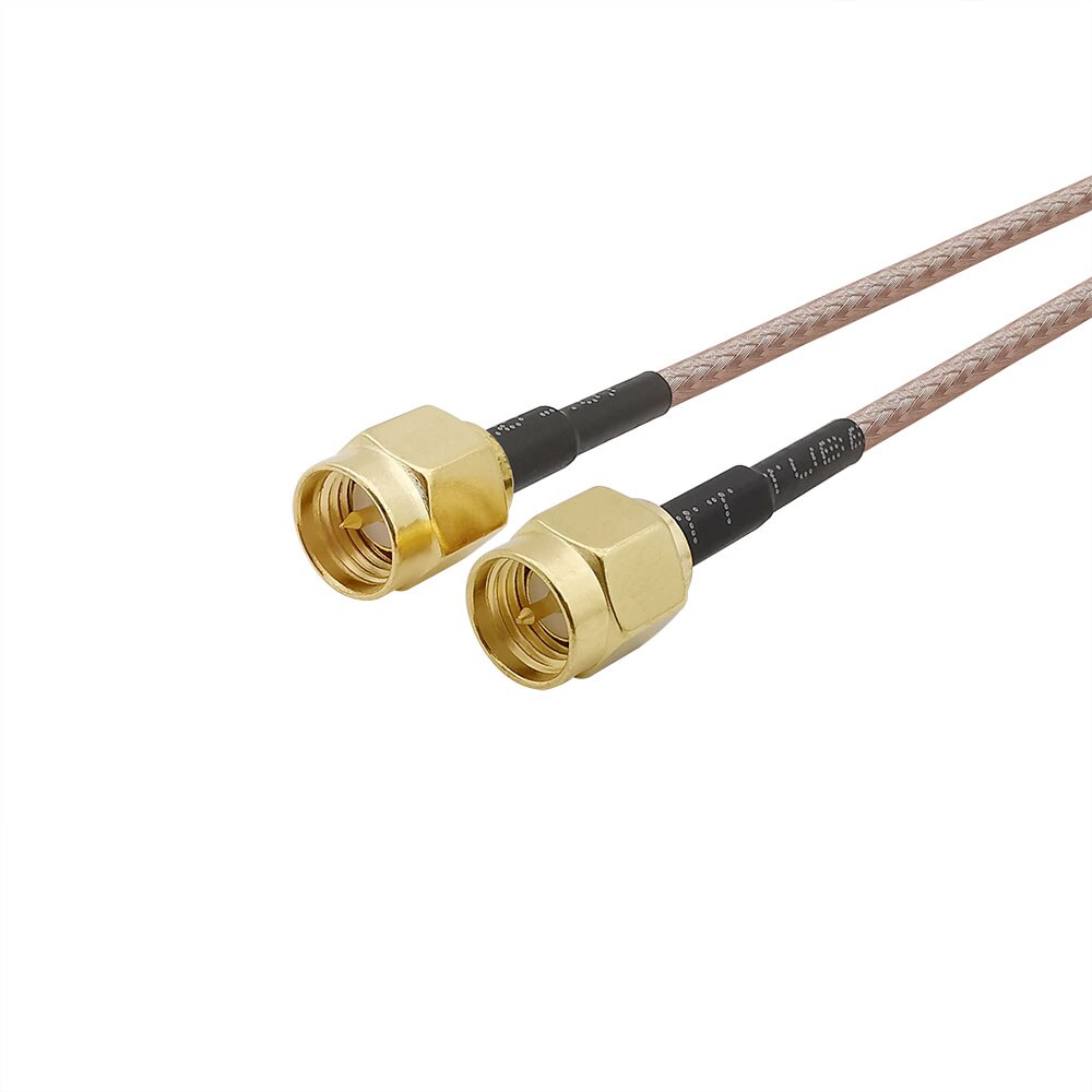 Oiyagai 2pcs SMA Male Right Angle to SMA Female