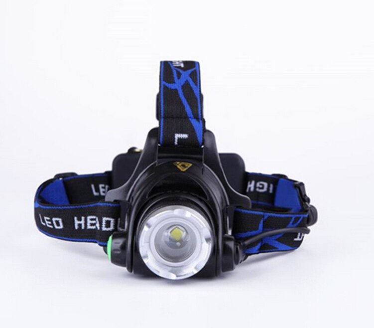 Linterna frontal con zoom LED 50000 lúmenes T6 18650 linterna frontal para Camping senderismo