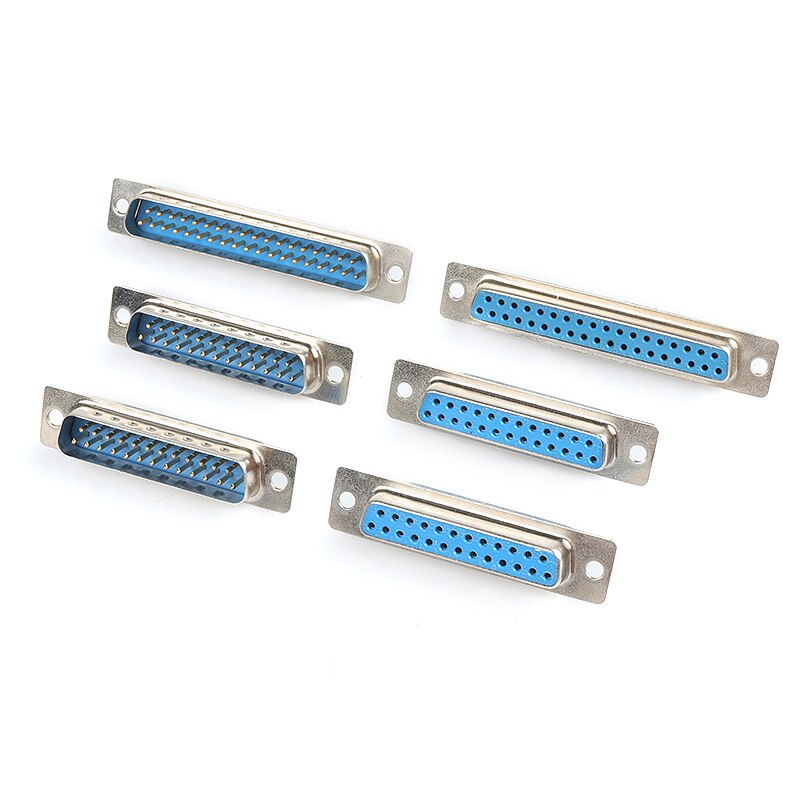 DB9 DB15 DB25 DB37 Mannelijke En Vrouwelijke RS232/9/15/25/37 Pin Db Plug Voor Lassen Plaat connectors