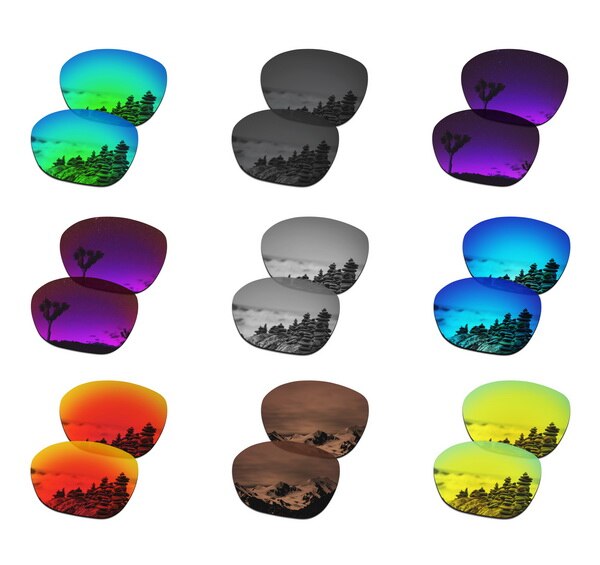 SmartVLT Replacement Lenses Polarized for Oakley Overtime Sunglasses - Multiple Pairs Packed