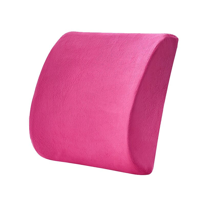 Mesh Weiche Memory Foam Lenden Unterstützung Atmungs Healthcare Zurück Taille Kissen Auto Sitz Hause Büro Kissen Entlasten Schmerzen Wildleder: Suede Red Rose