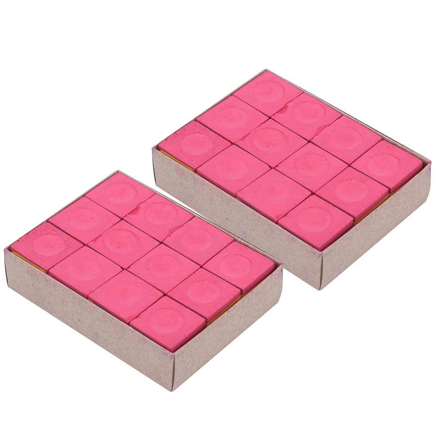 12 STKS Kubussen Krijt, Calciumcarbonaat No-Slip Biljart Cue Krijt, Pool Cue Krijt Kubussen Tafel Biljart Stok Bulk Benodigdheden