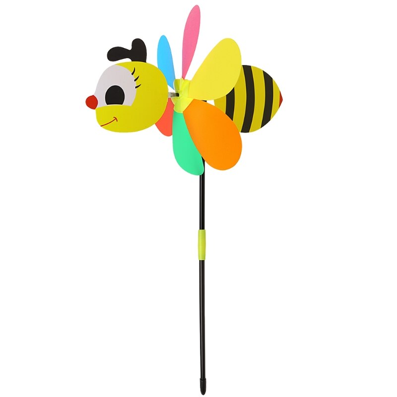Verkoop 3D Grote Animal Bee Windmolen Wind Spinner Draaimolen Yard Garden Decor