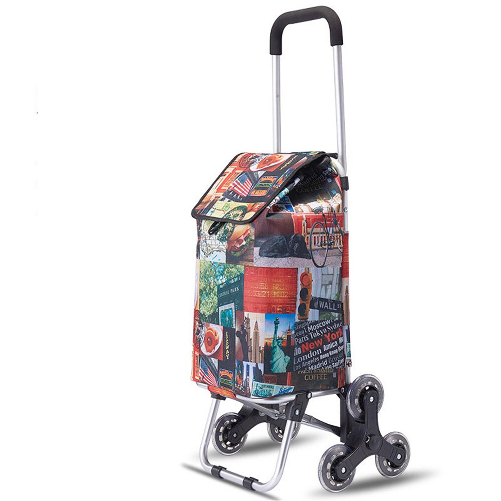 B-LIFE Stair Climbing Shopping Cart Grocery Trolley Foldable Dolly 3in1 Hand Truck with Wheels for Old Adjustable Bungee Cord: q 1