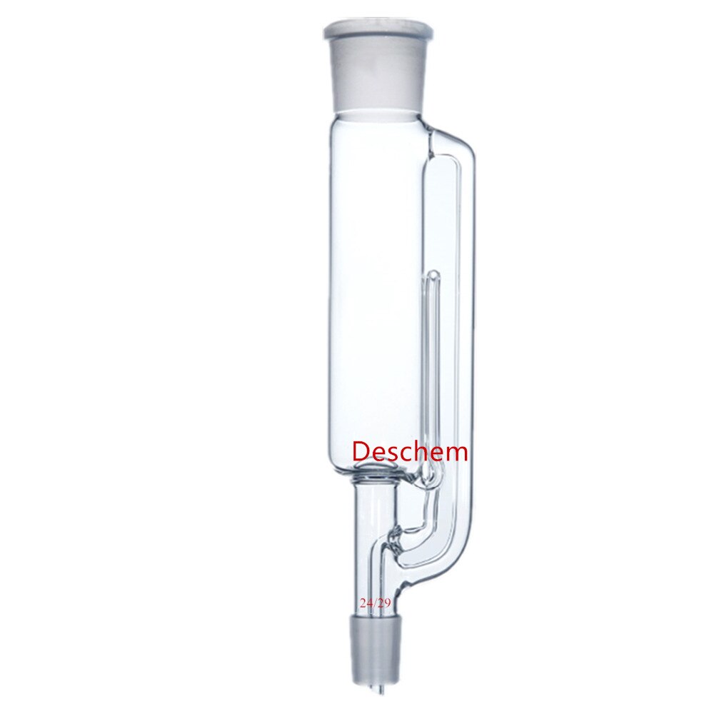 500ml 24/29 Lab Glass Soxhlet Extractor Body & Graham Condenser,One Flat Bottom Flask
