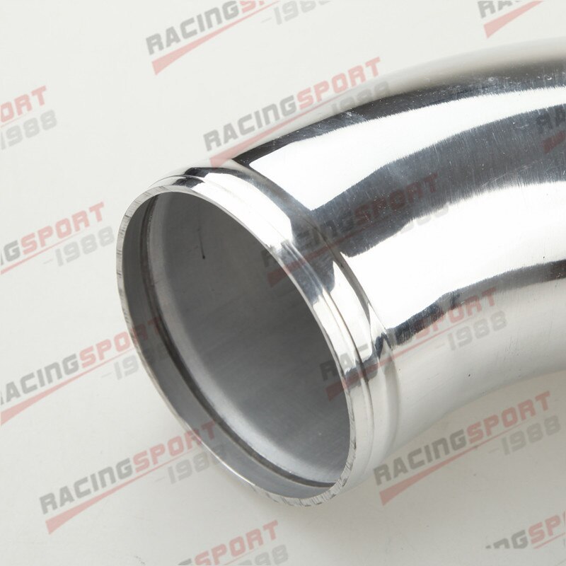 3" Inch OD 90 Degree Aluminum Turbo Intercooler Pipe Piping Tube Tubing L=300mm