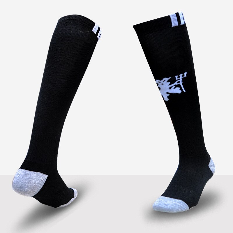 Fußball Socken Fußball Dicke Warme Socken Knie Hohe Ausbildung Lange Strumpf Sports Kid Erwachsene Socken: C 1 / Adult