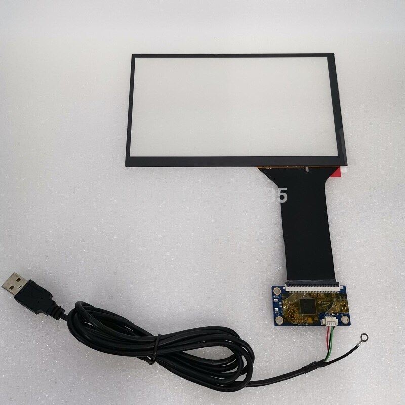 7 inch capacitive touch screen 10 points Android WIN7 8 10 linux system for plug and play tempered glass surface G+G16:9