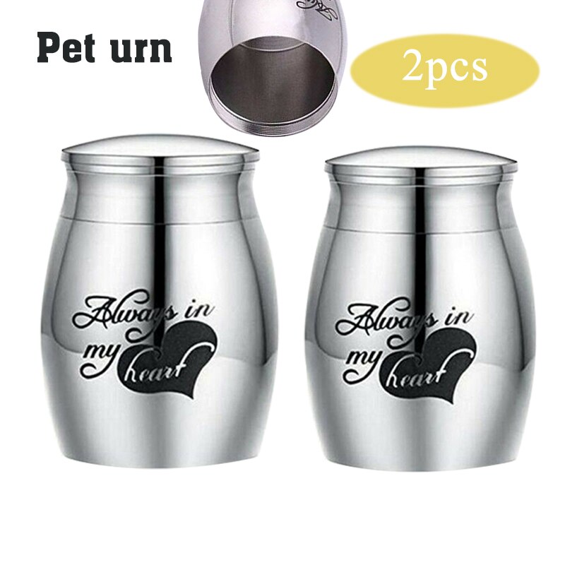 2 Stuks Mini Urnen Voor As Crematie Gedenkteken Kleine Keepsake Ash Container Jar