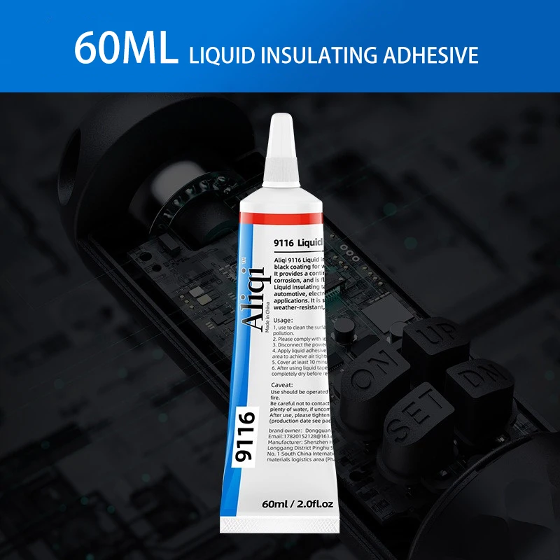 15/60ml Liquid Insulating Electrical Tape Waterproof High-Temperature Resistant Insulating Tape Electrical Wire Cable Coat Glue: Brown