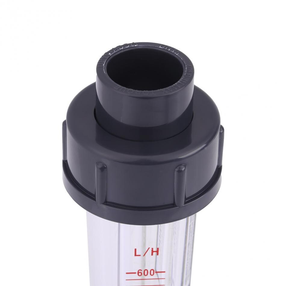 60-600L/H Plastic Tube Flow Meter Liquid Water Rotameter BSP Thread Flow Measuring Instruments for Chemical Petroleum Industry