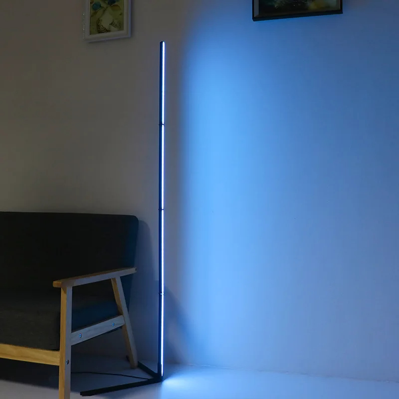 Tuya rgb led gulvlys, colorido, kontrol fjernbetjening, aplicação inteligente, ambiente de manto moderno , 160cm