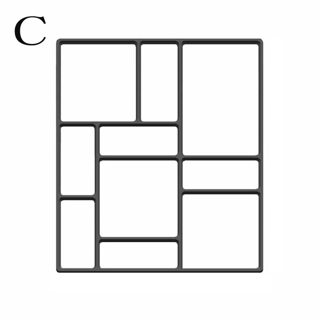 Tuin Lopen Bestrating Mal Diy Handmatig Bestrating Cement Baksteen Stone Road Beton Mallen Path Maker Herbruikbare Beton Tool: 45x40 Belgium