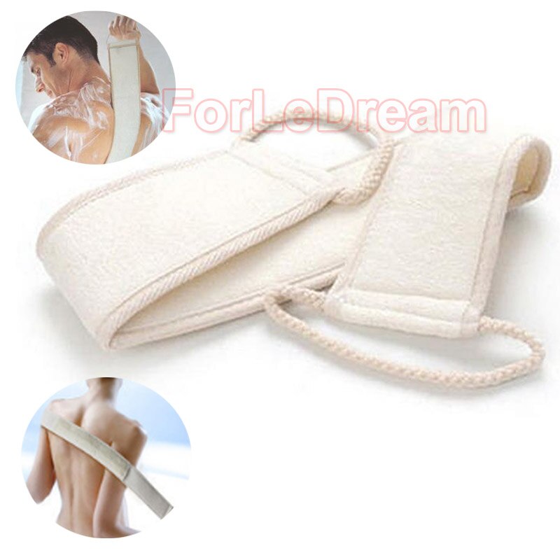 1pc Natural Loofah Massage Sponge Shower Body Cleaning Tool Long Toiletries Scrubber Ponge Brush Pad Towel Horniness Remover