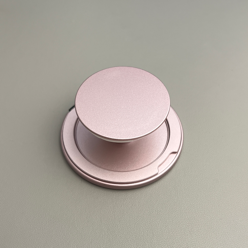 Magsafe Ultra-Thin Foldable Phone Grip Magnetic Phone Holder for iPhone & Android 360 Rotation Wireless Charger Compatible: Silver