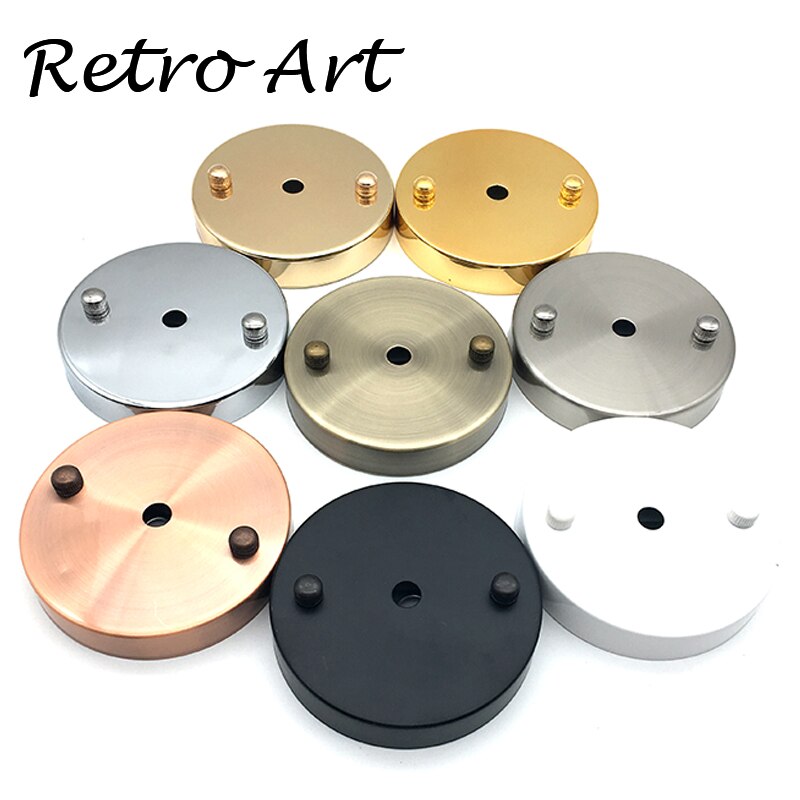 vintage Metal Ceiling Rose edison style Ceiling Canopy antique industrial bronze ceiling plate