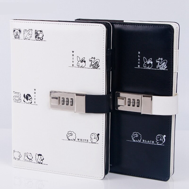 A5 Diary with Lock Planner Refill Journal Traveler Agenda Agenda Password Book