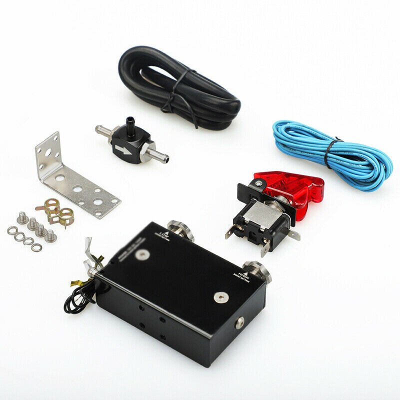 Dual Stage Electronic Turbo Turbocharger PSI Boost Controller Kit w/ Switch Kit Universal