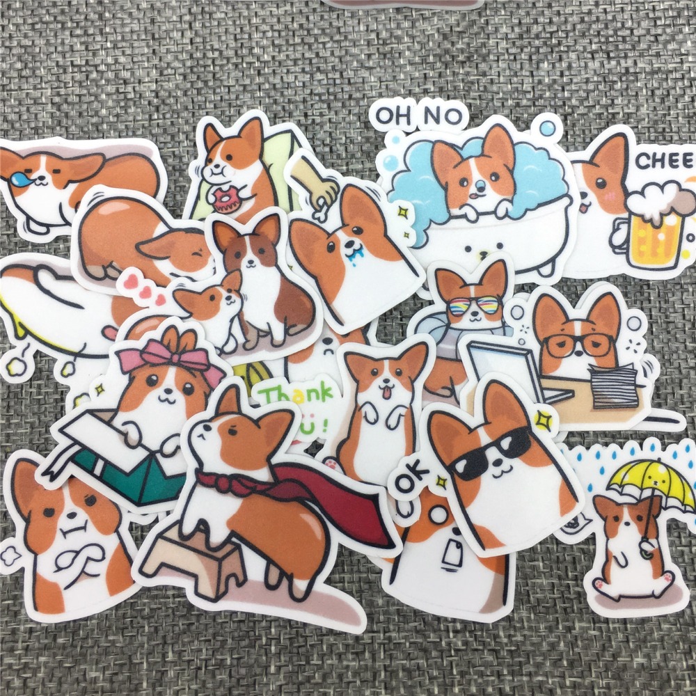 40 Different Christmas Reindeer Paper Sticker Decoration DIY Ablum Diary Stickers Scrapbooking Label Sticker Kawaii Stationery